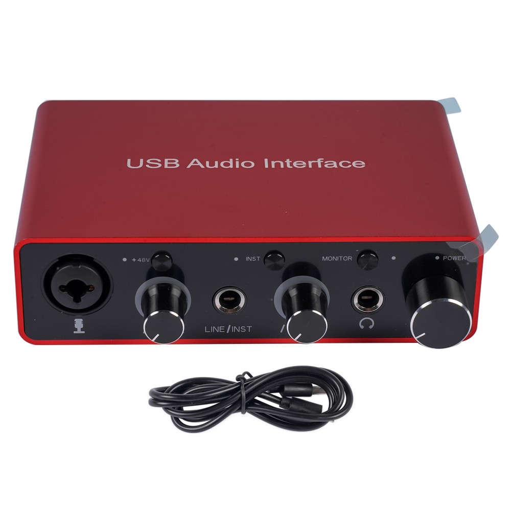 3rd Gen USB Audio Interface High-Fidelity Studio Quality Recording Zero-Latency