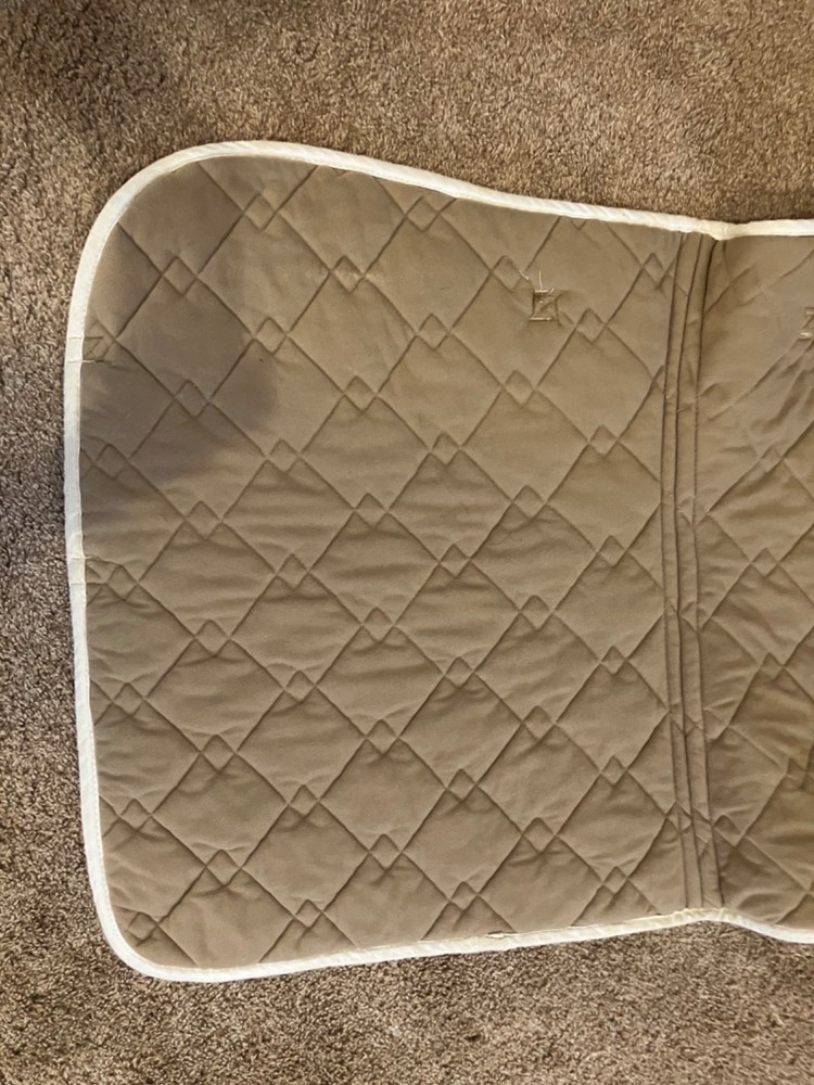 Roma white all purpose wick easy full size saddle pad
