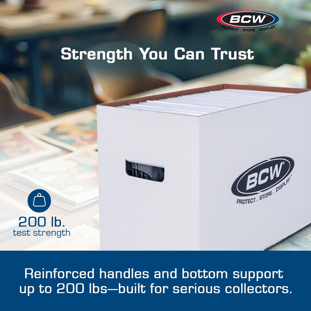 10 BCW Magazine Storage Boxes Brand New Double Thickness Cardboard Archives Docs
