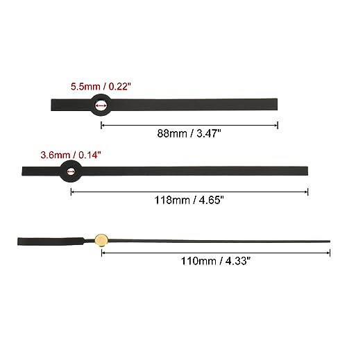 Replacement Clock Hands Kit, 10 Set Replacement Clock Hands Kits Clock