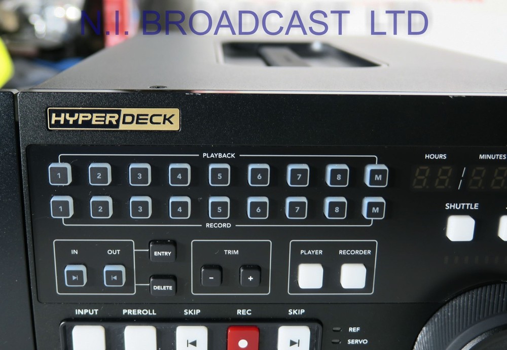 Blackmagic Hyperdeck 8channel  extreme control unit