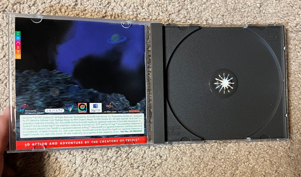 Ice & Fire PC Cd-Rom 1995 Zombie GT Interactive - 3D Action & Adventure