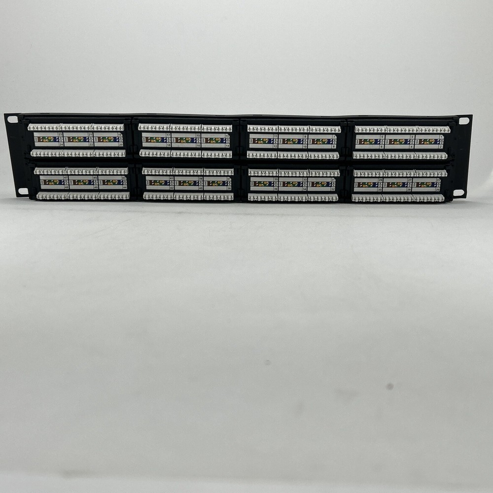 GIGAMEDIA 48-Port Connector Cat5e Patch Panel