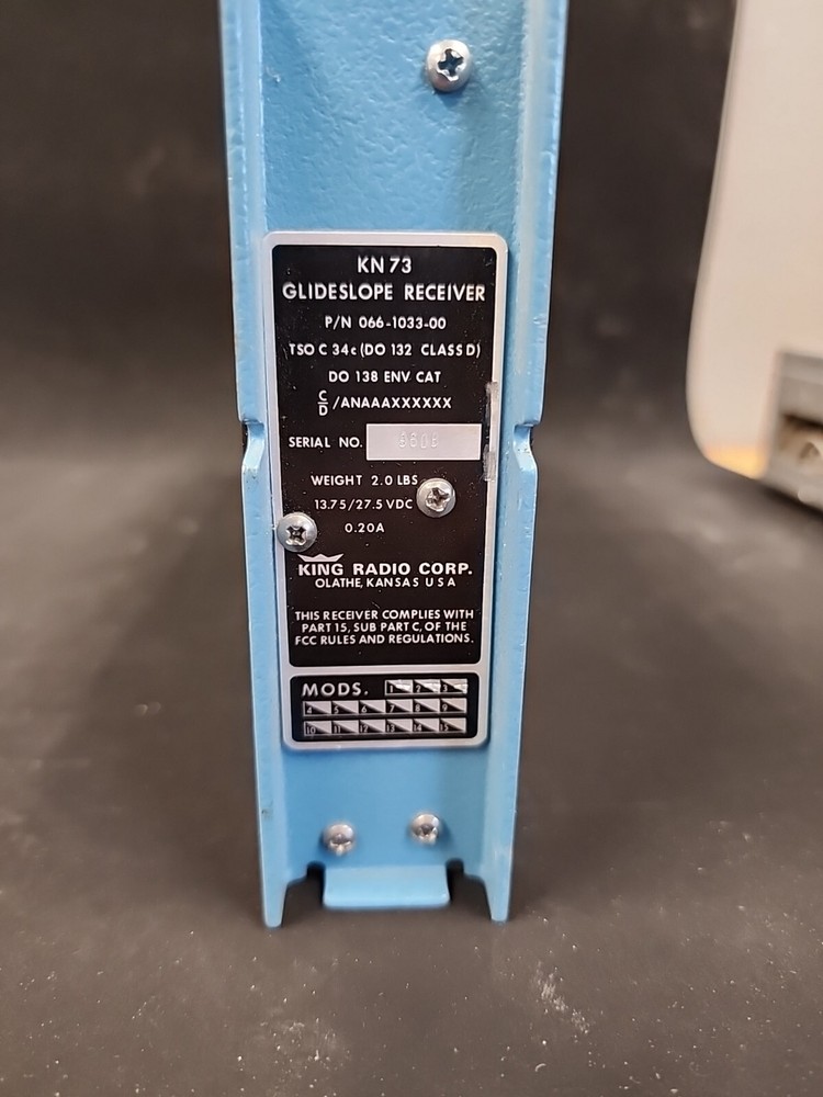 King KN 73 Glideslope Reciever