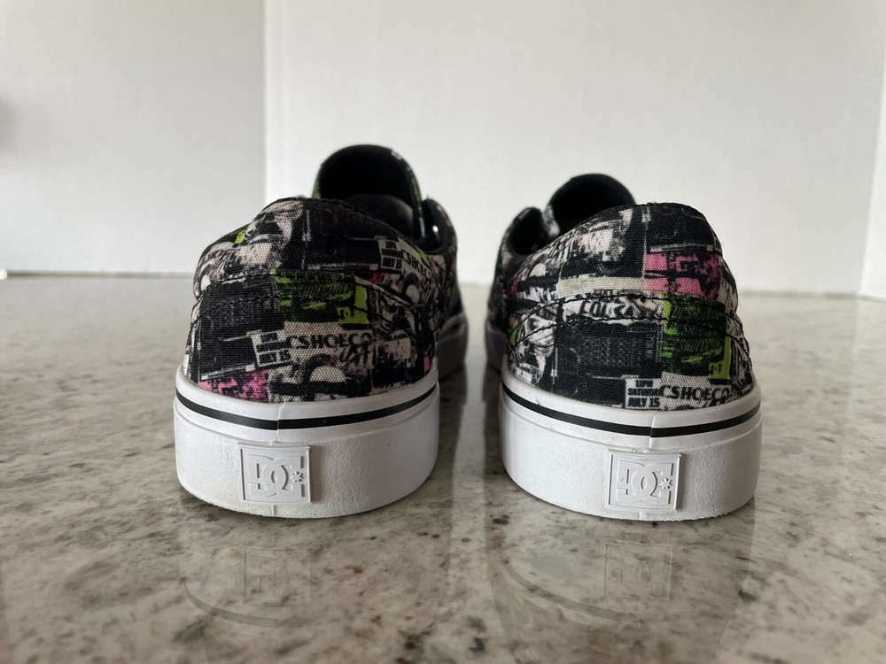 DC Trace DX Low Profile Sneakers Multi-Colored Material, Youth’s 6.5