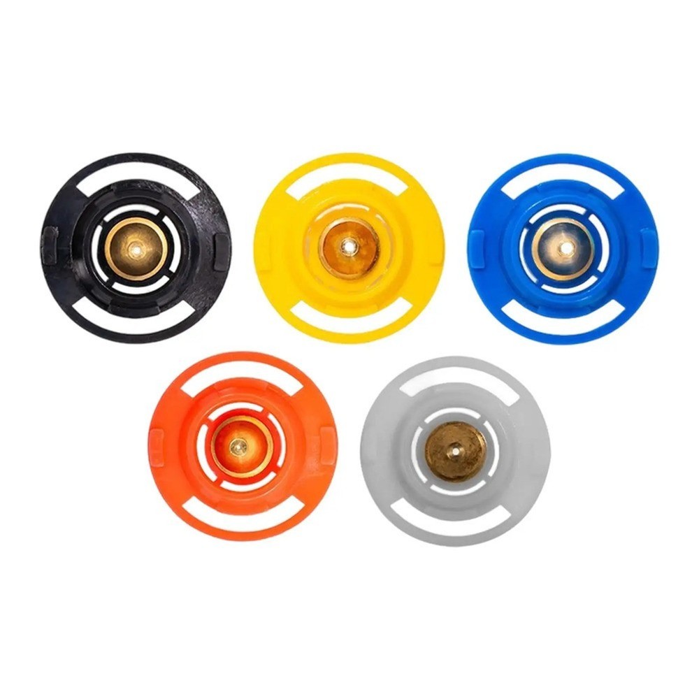 Electric Spraygun Nozzle Set 5PC Airbrush Replacement Tips with Flow Control