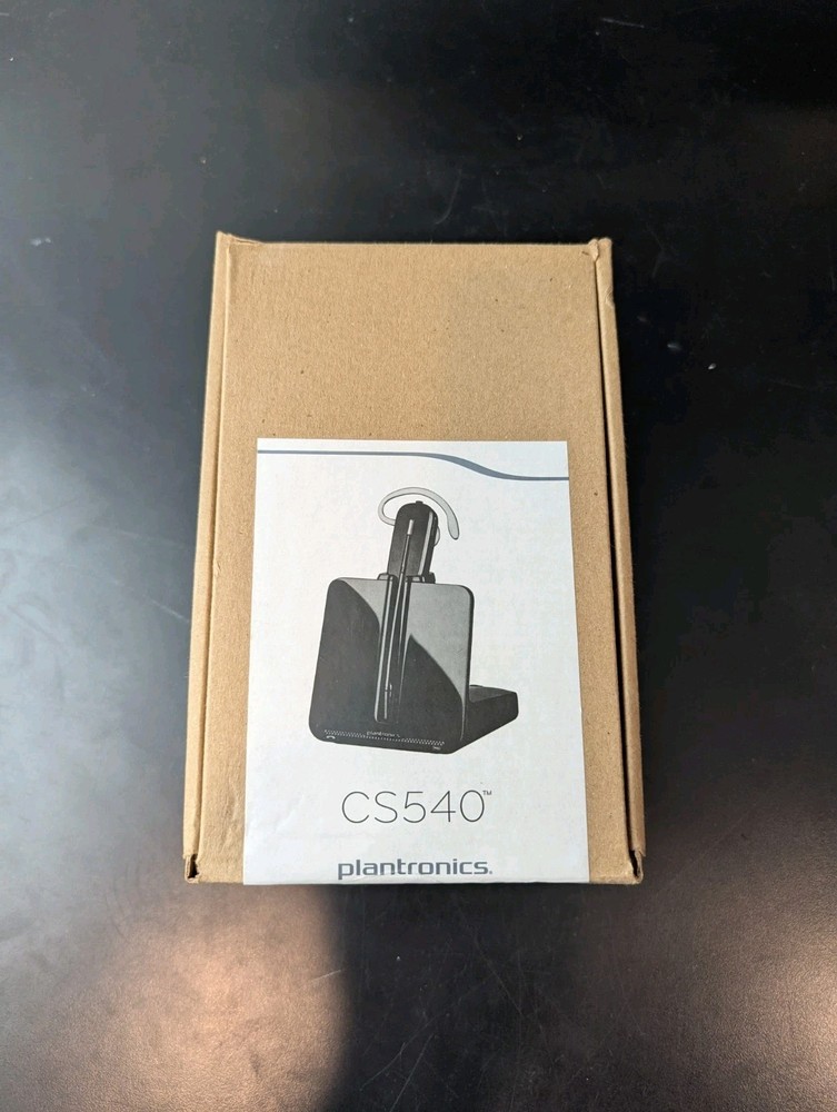 PLANTRONICS Poly CS540 Wireless 6.0 DECT Headset Black - (Tested)