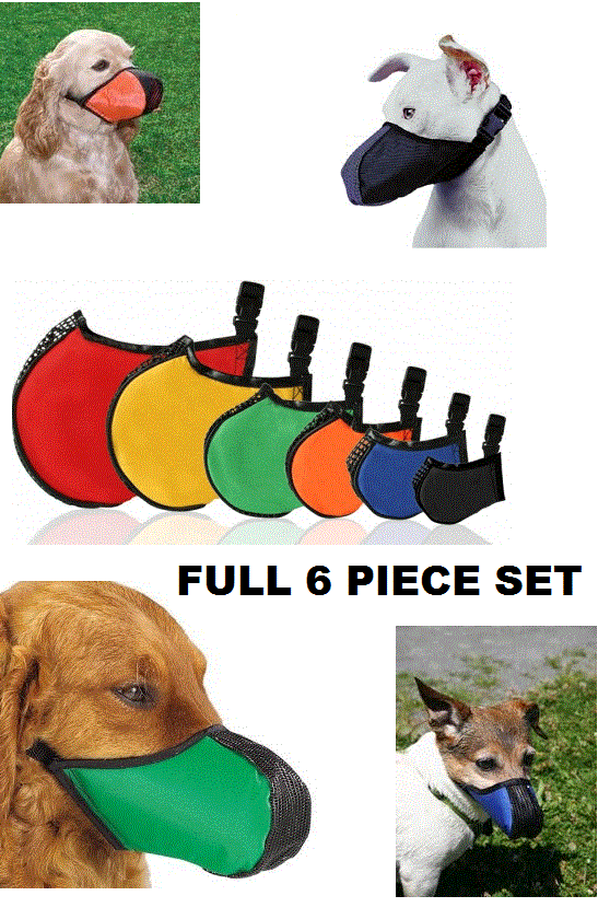 ProGuard SOFTIE DOG MUZZLE Mesh Quick-Fit Adjustable Safer Comfortable*U PICK