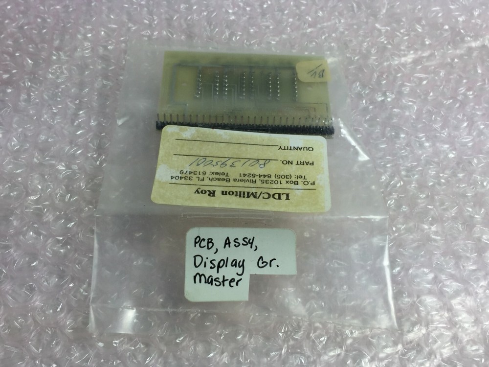 LDC / Milton Roy Part# 801395001 PCb Assy Display Gr Master