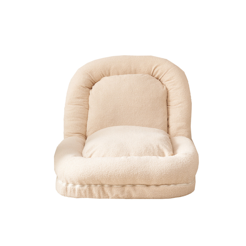 Triple Fold Down Sofa Bed Beige