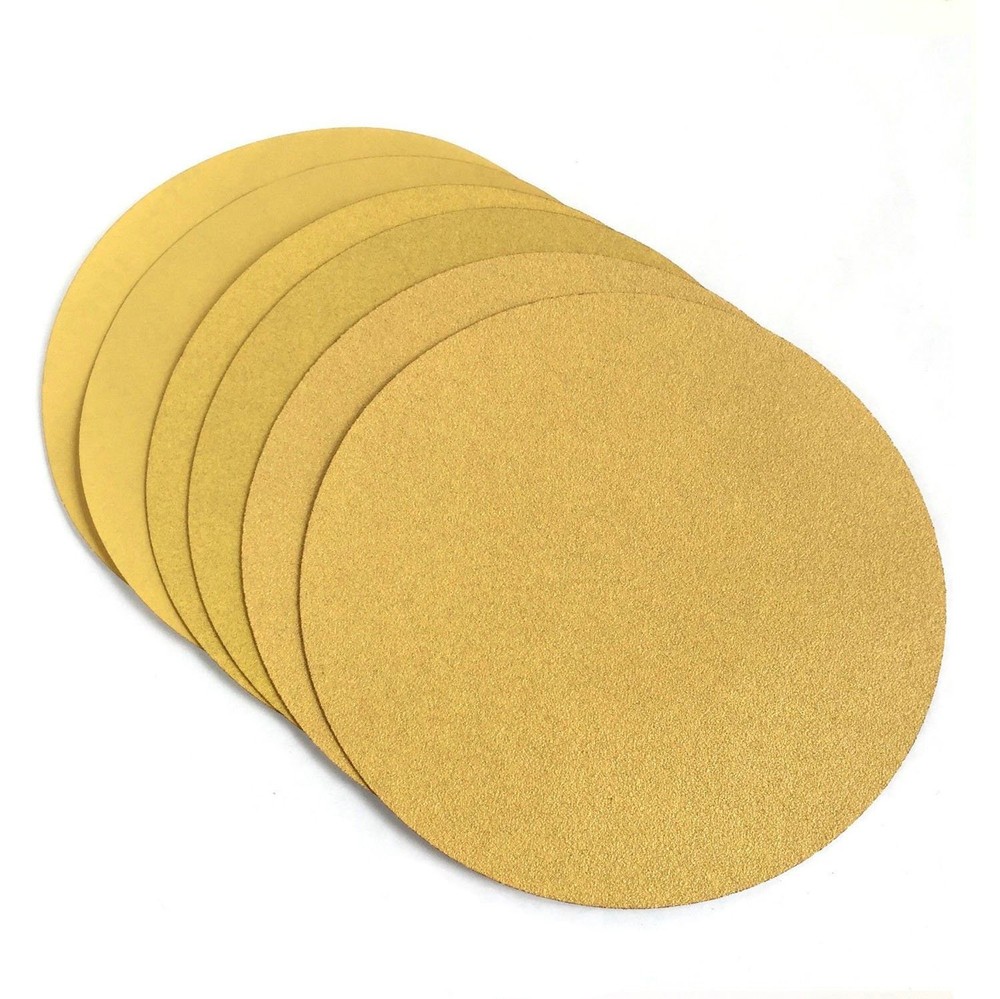 10-Pack Pure Sanding Surface:Premium 9" Yellow Discs with Solid Backing 220Grit