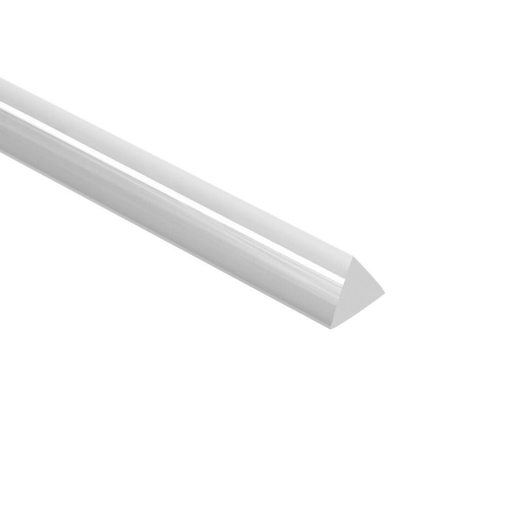 4 Pack Clear Triangle Solid Rods 1/4" Side Length 3 Feet (36") Length AZM