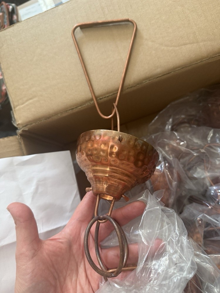 Monarch Cups Rain Chains for Gutters – 8.5
