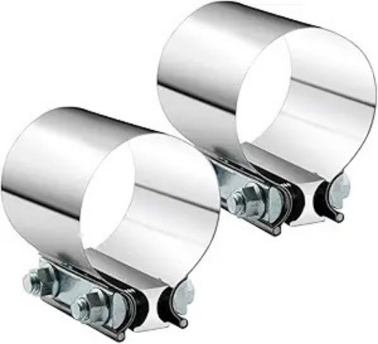 2.75" 2.75 Inch Exhaust Clamp Butt Joint Ba Item Package Quantity: 2Size: 2.75