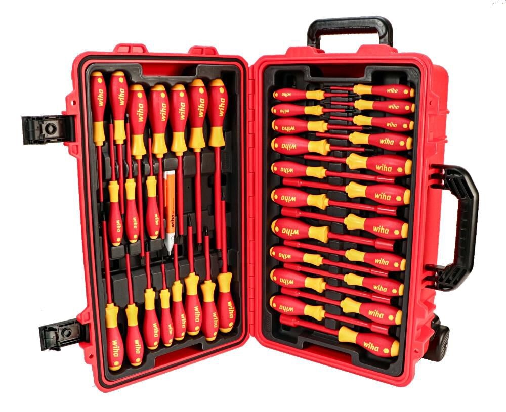 Wiha Insulated Master Electricians Tool Set 80Pc
