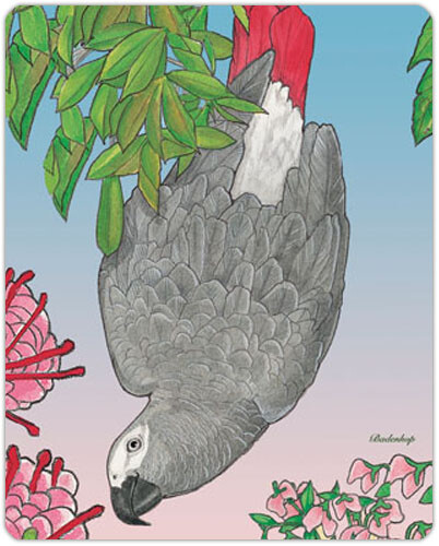 African Grey Small Cutting Board