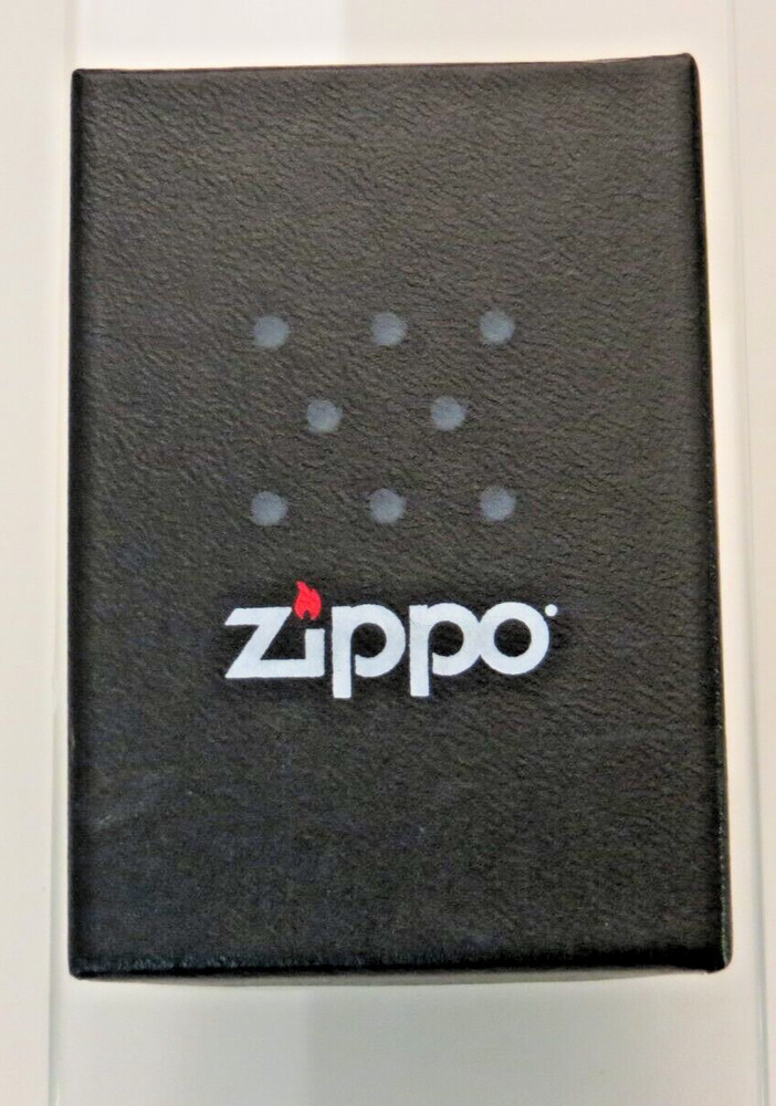 Zippo Engraved Scrolled "Zippo" Lighter Satin Chrome #24335