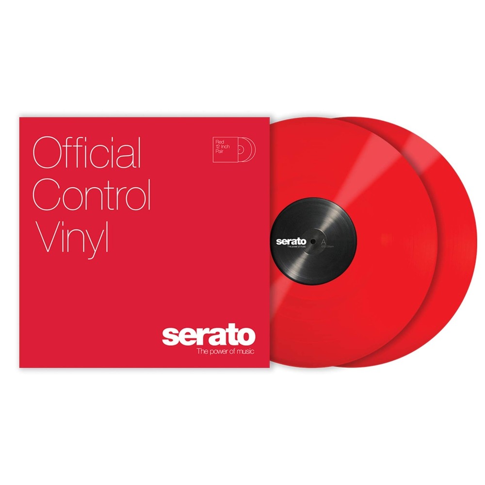 Serato Control Vinyl 12" Pair Red