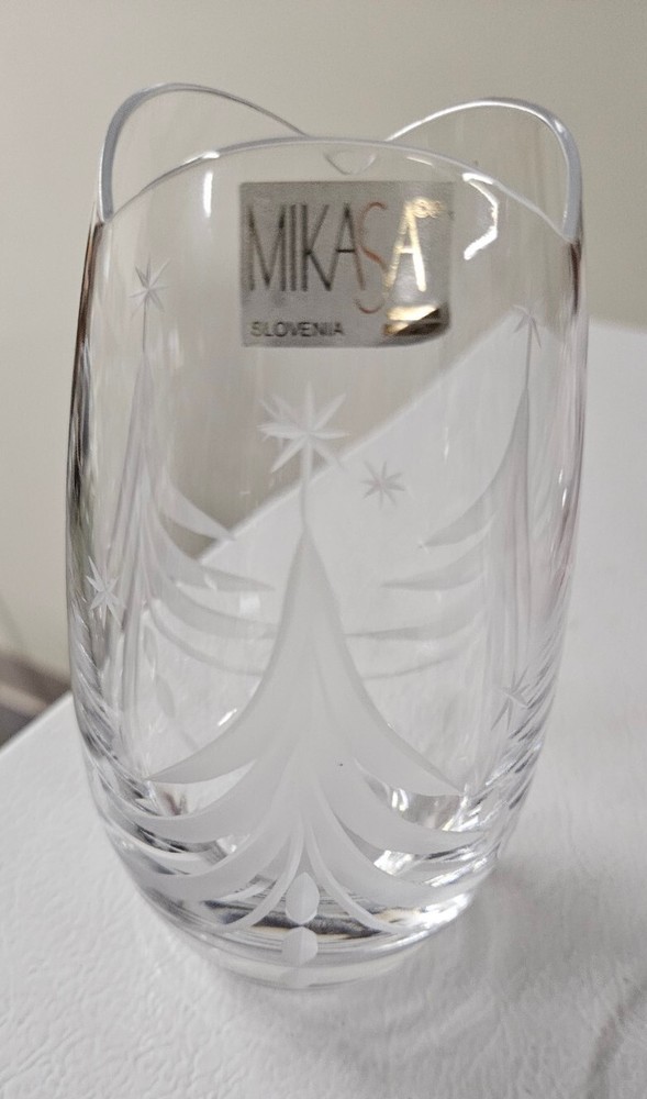 Mikasa Christmas Tree Bud Vase