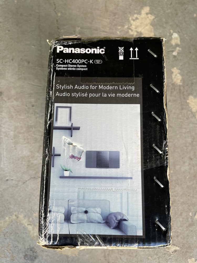 Panasonic SC-HC400/ Micro System Slim Bluetooth/CD Wall Mountable