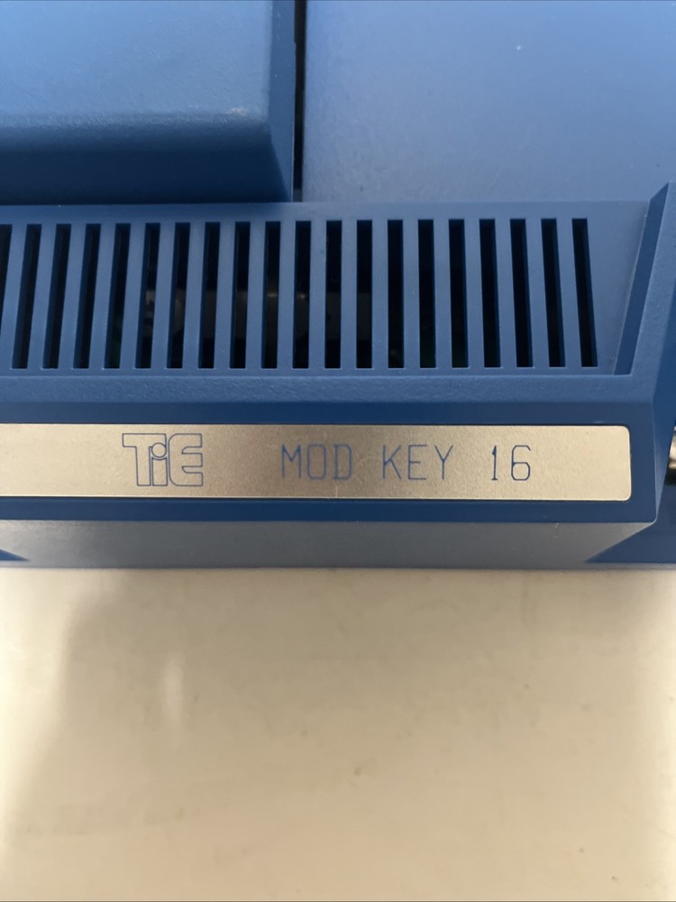 TiE Mod Key 16 Blue Wall Mount Control Panel Phone System MOD-KEY-16 60006 Works