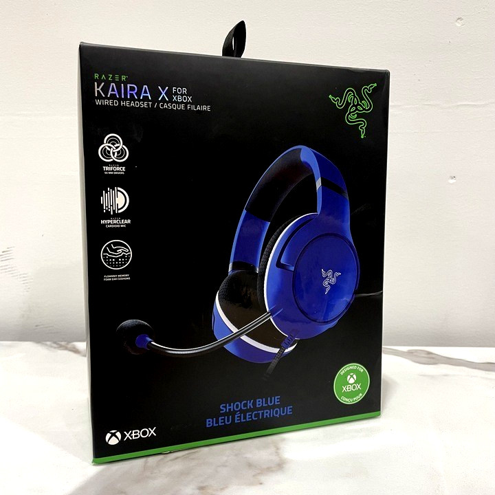 Razer Kaira X Wired Headset - Shock Blue