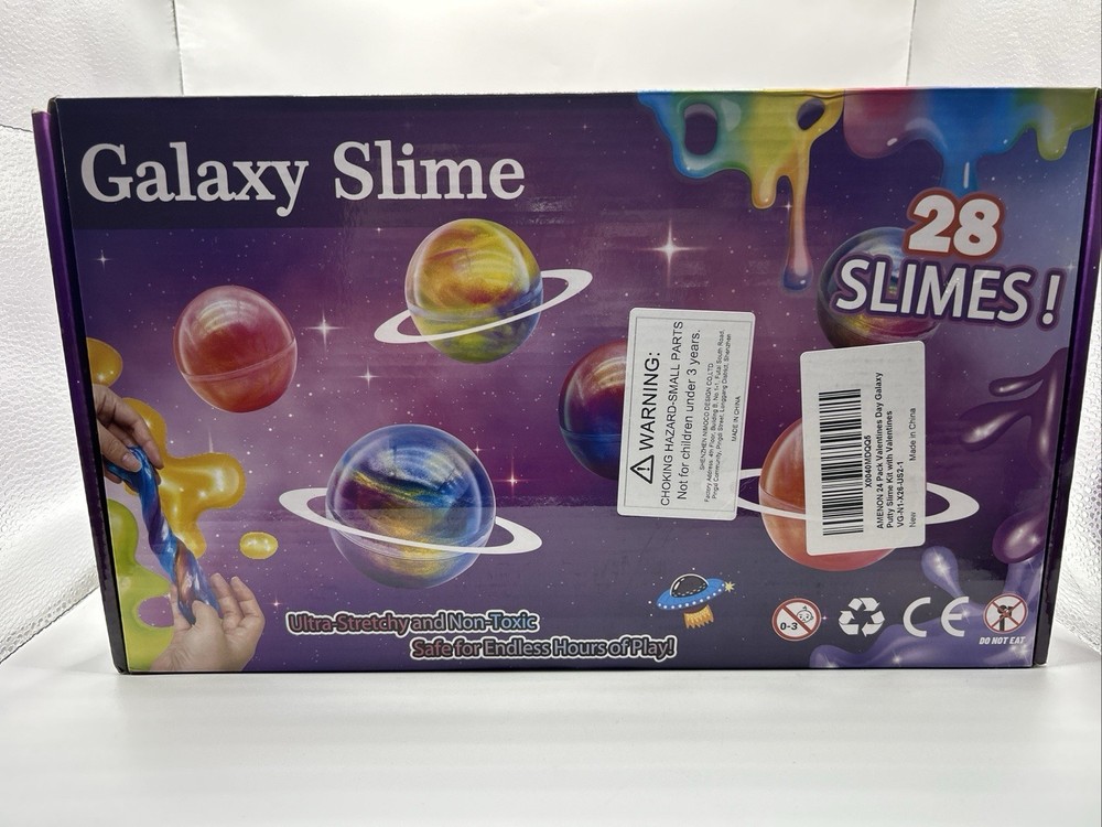 28 Pack Galaxy Slime Brand New Unopened