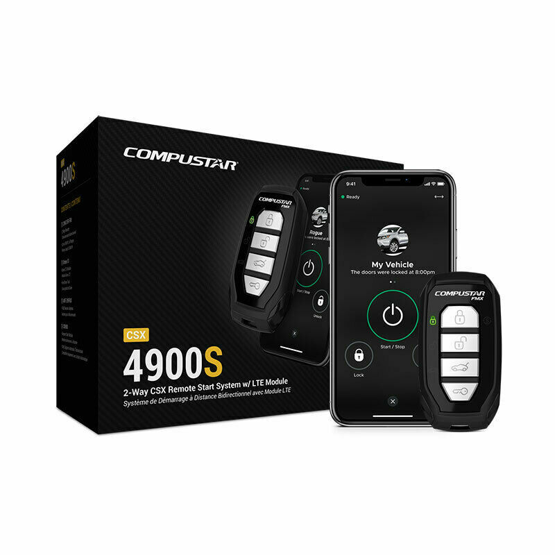 Compustar CSX4900S LED 2-Way & Drone LTE smartphone control REMOTE START