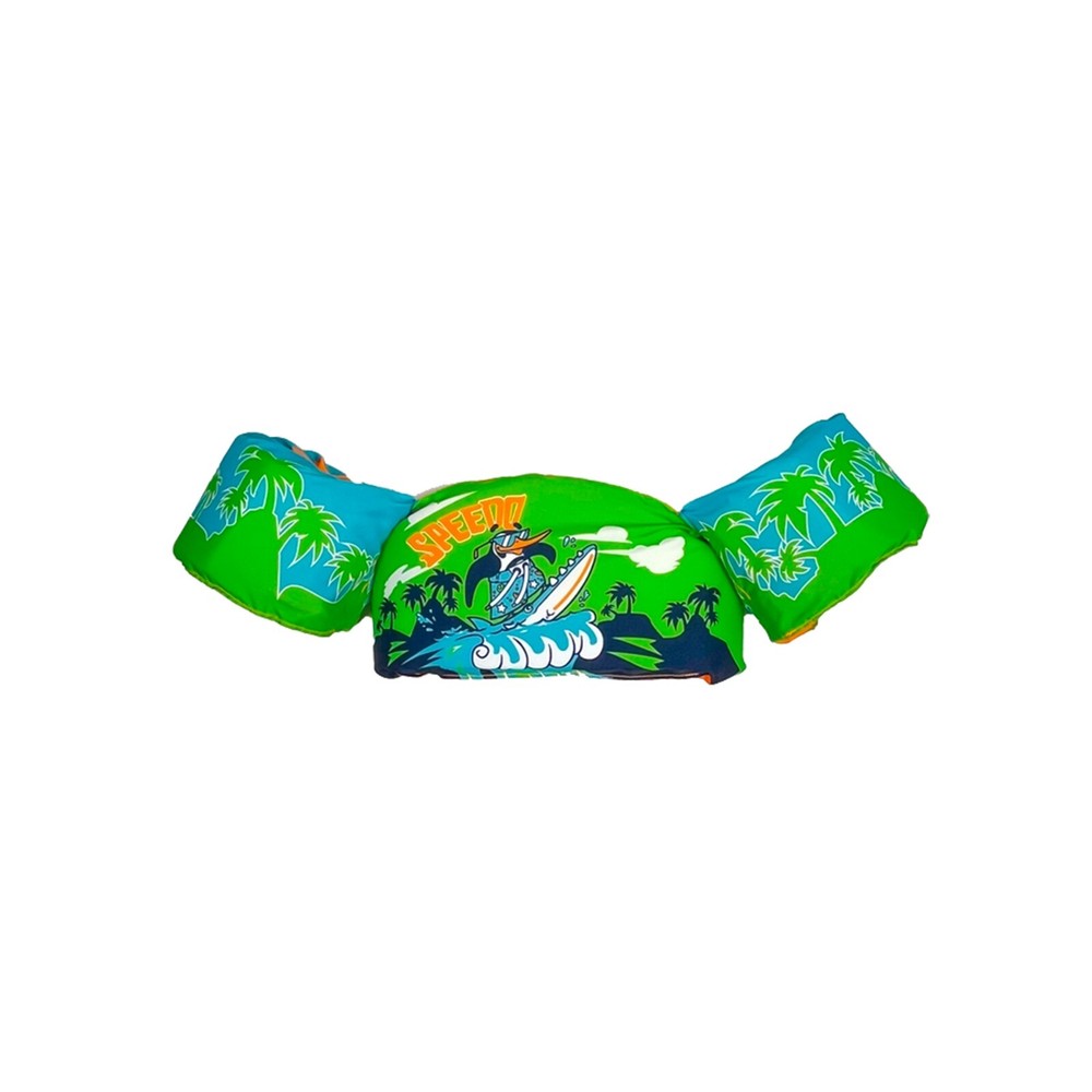 Speedo Junior Swim Star Float - Fluo Green Surf Penguin