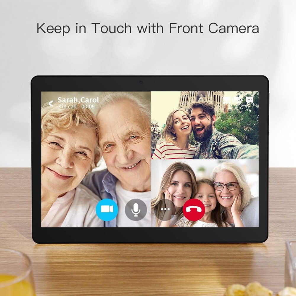 Dragon Touch 10.1" Tablet 32GB Quad-Core Processor 8MP Camera Notepad K10 Wifi