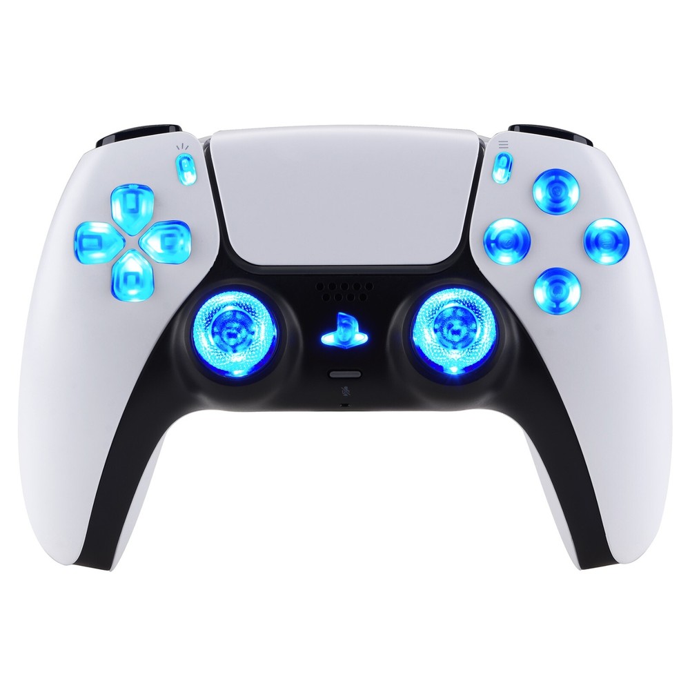 7 Colors 9 Modes Luminated Button Kit Lighted LED For PS5 Controller BDM-010 020
