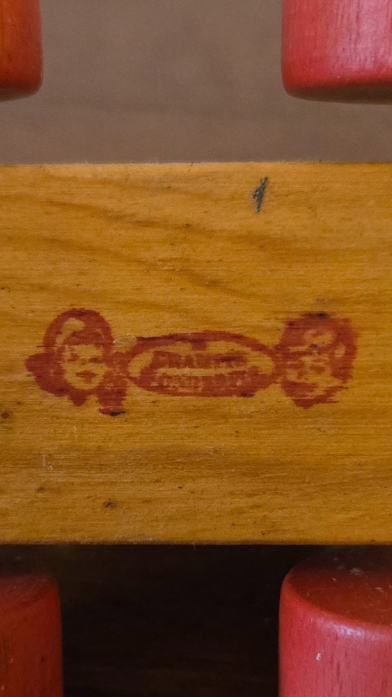 Hand-Crafted Wooden Frog Pull Toy 4" Heywood-Wakefield - 20" Pull String