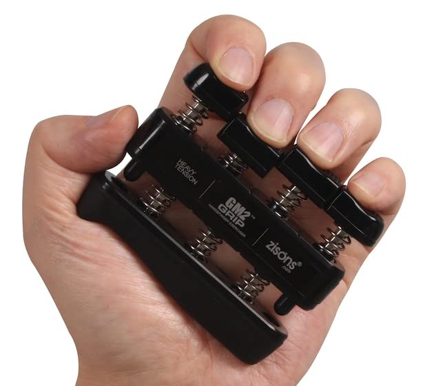 GM2 Grip Exerciser, Hand Finger Exerciser. Black (9lb per