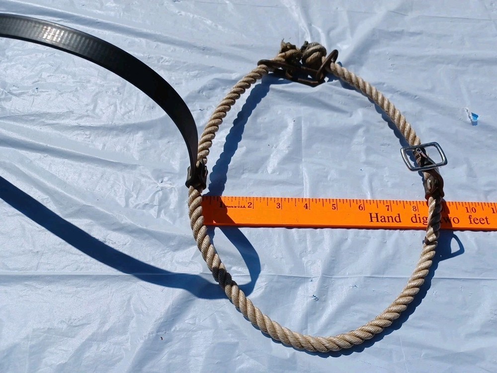 Rope Bosal With Rubber Hanger
