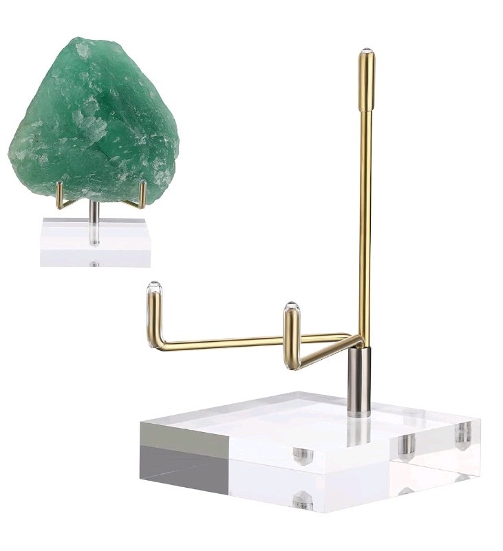 8pc Easel Display Stand Set w/Clear Acrylic Base