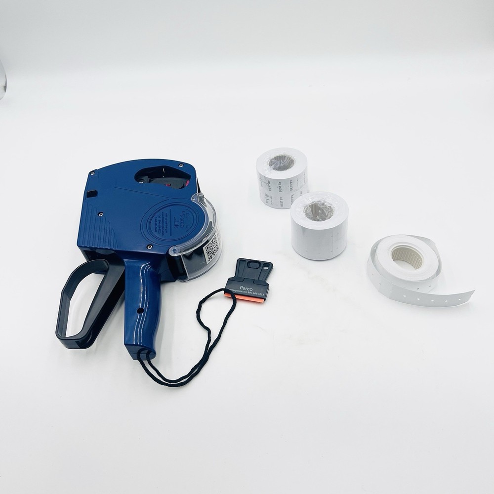Perco Lite 1 Line Dater Gun Kit - Includes 5,000 Blank small, Date