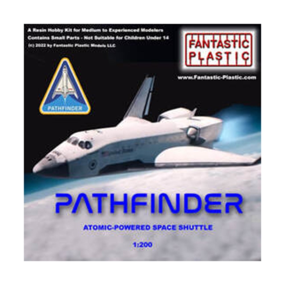 Fantastic Plastic Model Kit Pathfinder Atomic-Powered Space Shuttle New