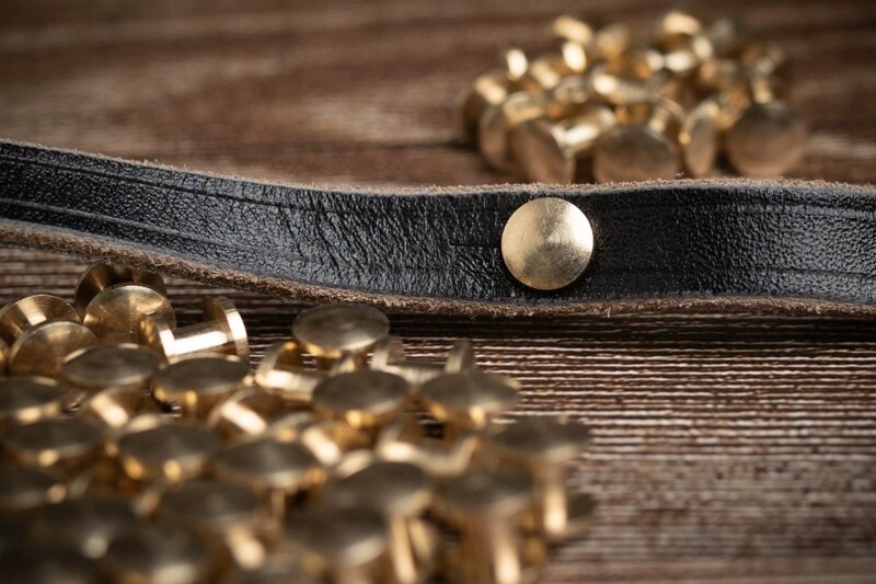 2PCS Solid Brass Camera Strap Buckle for Vintage Classic Slim Leather Straps