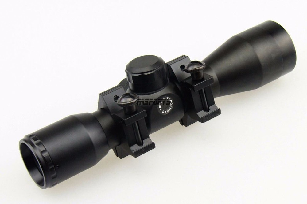 Tactical 4X32 Compact RANGEFINDER .223 .308 Scope /w Rings