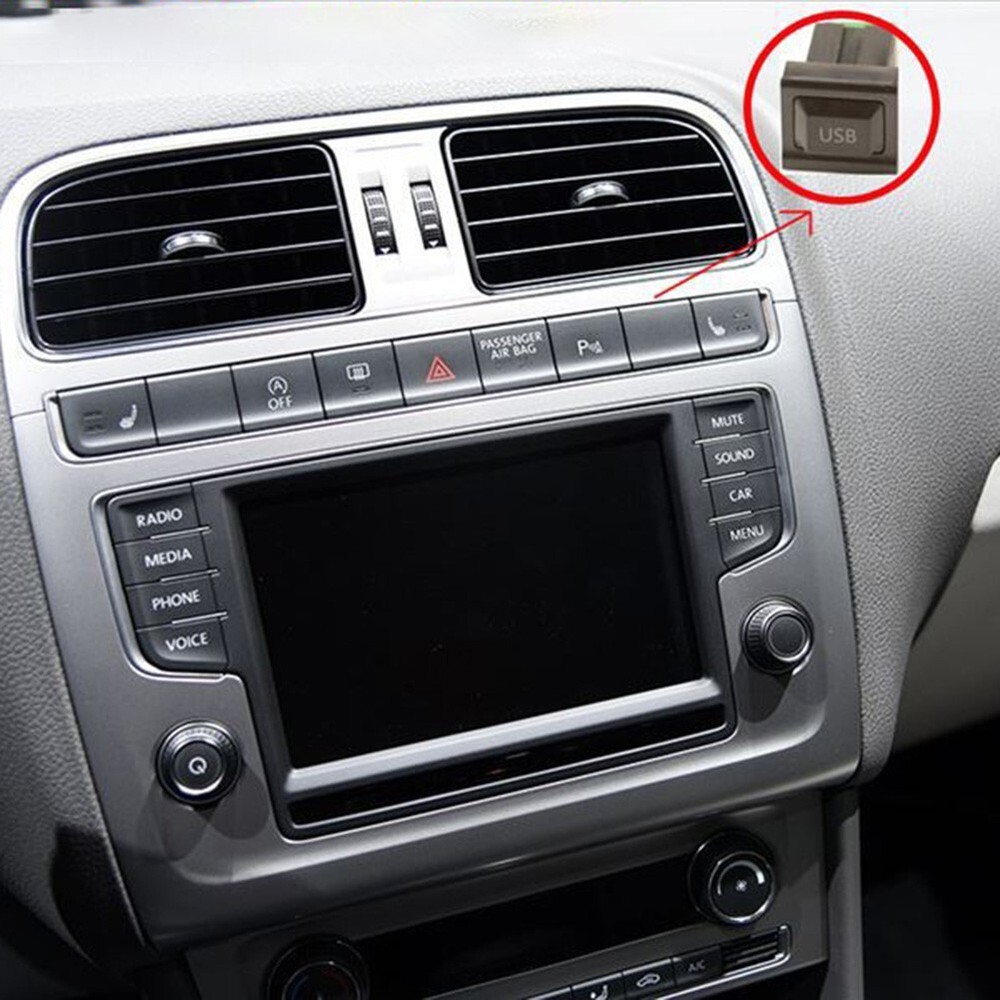 Car for DASH Flush Mount AUX USB Port Panel Dual USB Extension