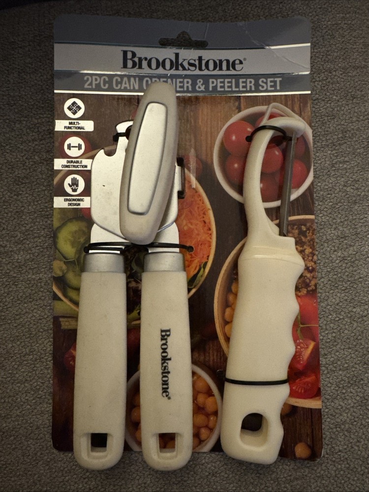 Brookstone 2PC Can Opener & Peeler Set
