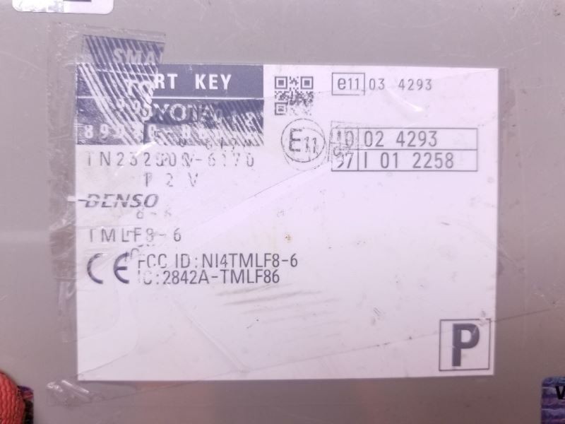 2012 LEXUS RX350 ANTI THEFT LOCKING CONTROL MOUDLE CHASSIS ECM ASSEMBLY