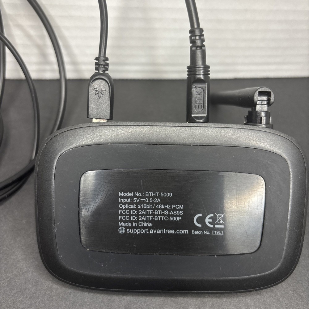 Avantree BTHT-5009 Wireless Bluetooth Transmitter + Power Supply Only