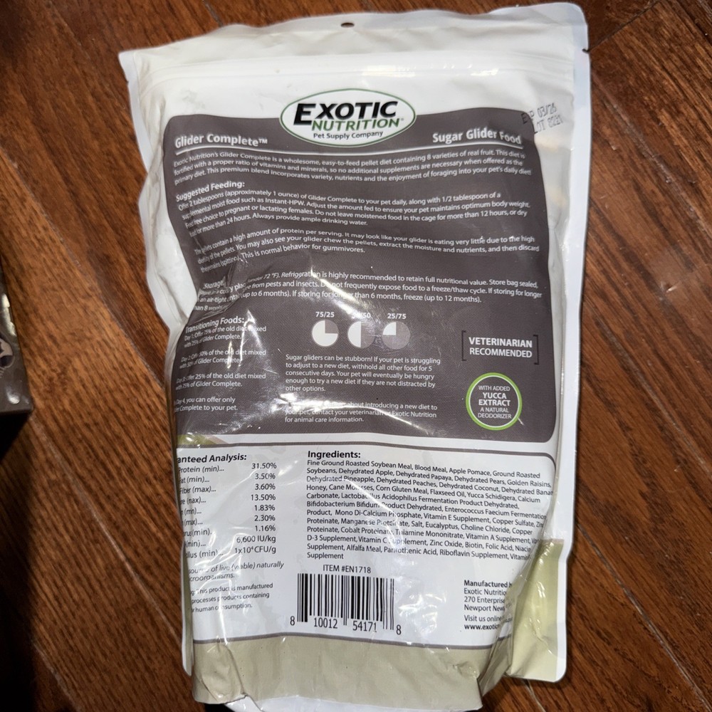 Glider Complete - Nutritionally Complete Diet 2lbs
