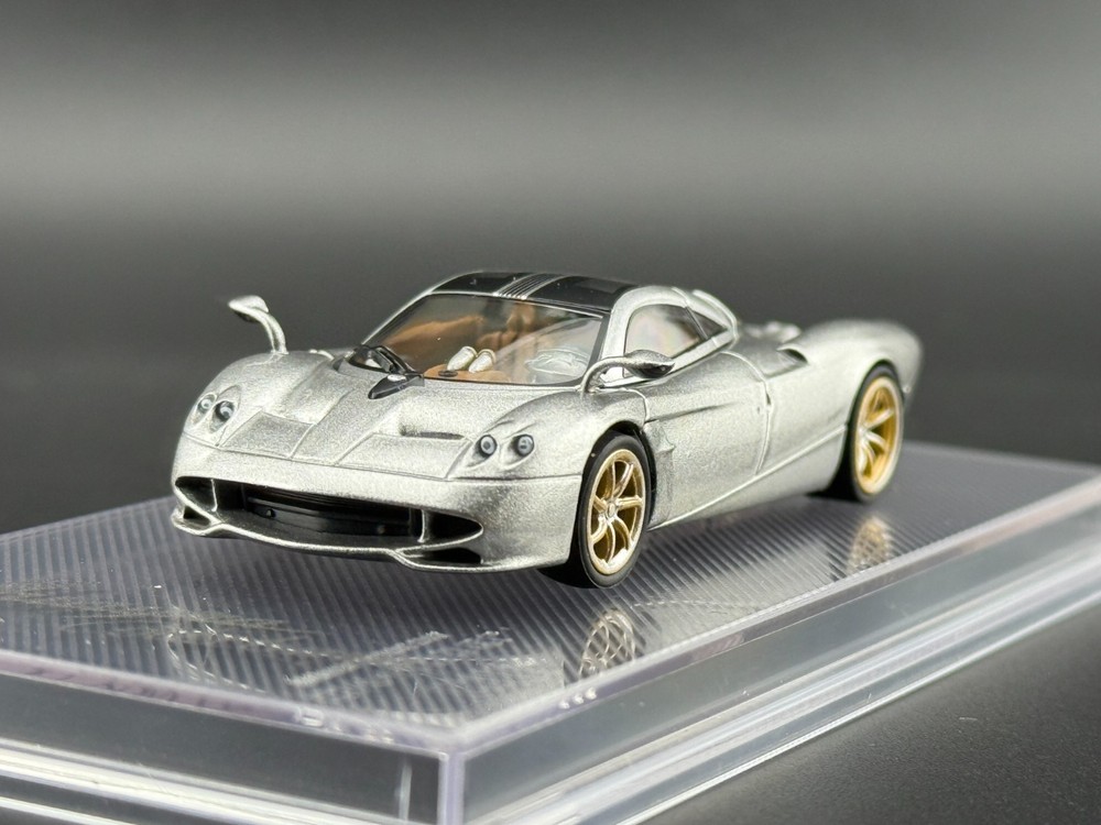 CM Model Pagani Codalunga Silver - Limited Edition 1/64