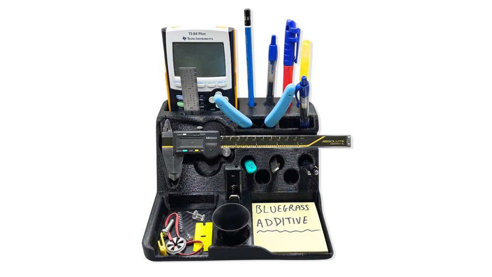 Engineer Desk Organizer, Tool Caddy, Machinist Tool Holder, Calipers, Workbench