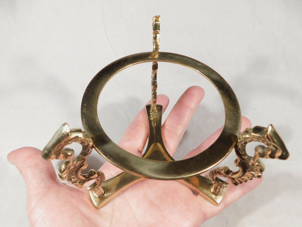 SPHERE Display Stand Large Size Dragon Design Solid Brass