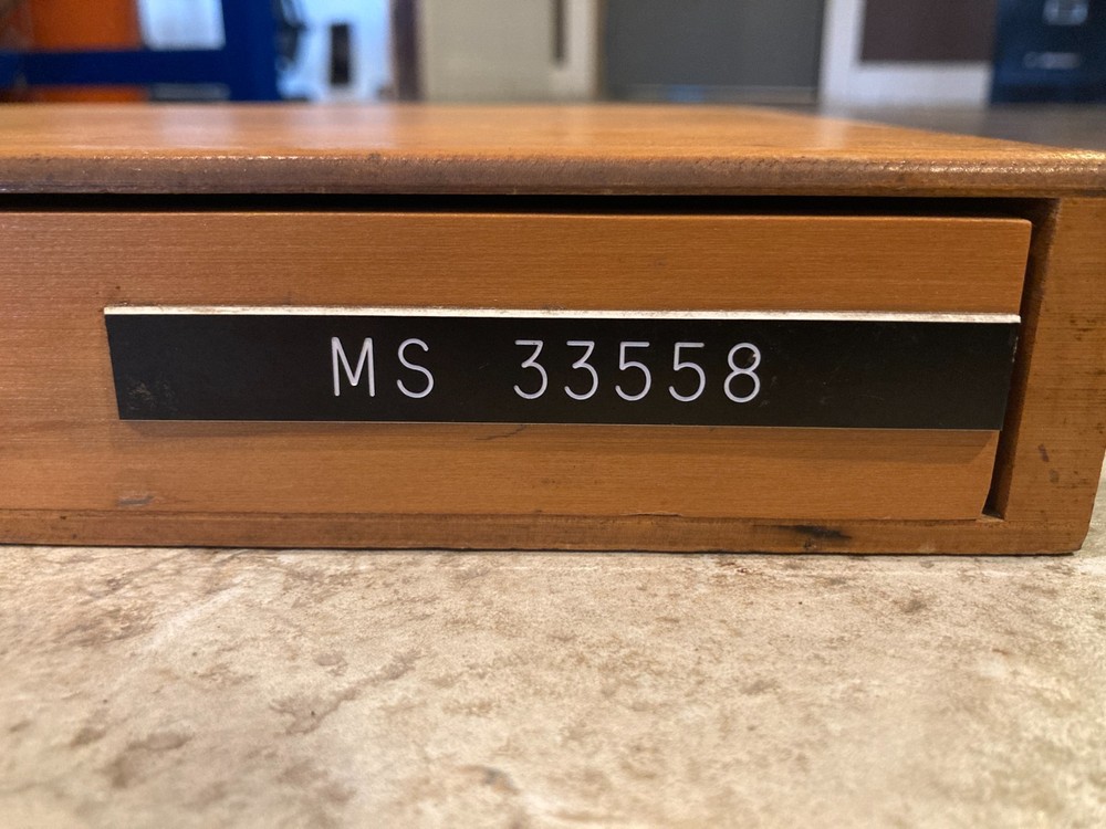 Brass MS 33558 Movable Type, Complete but Sparse Set