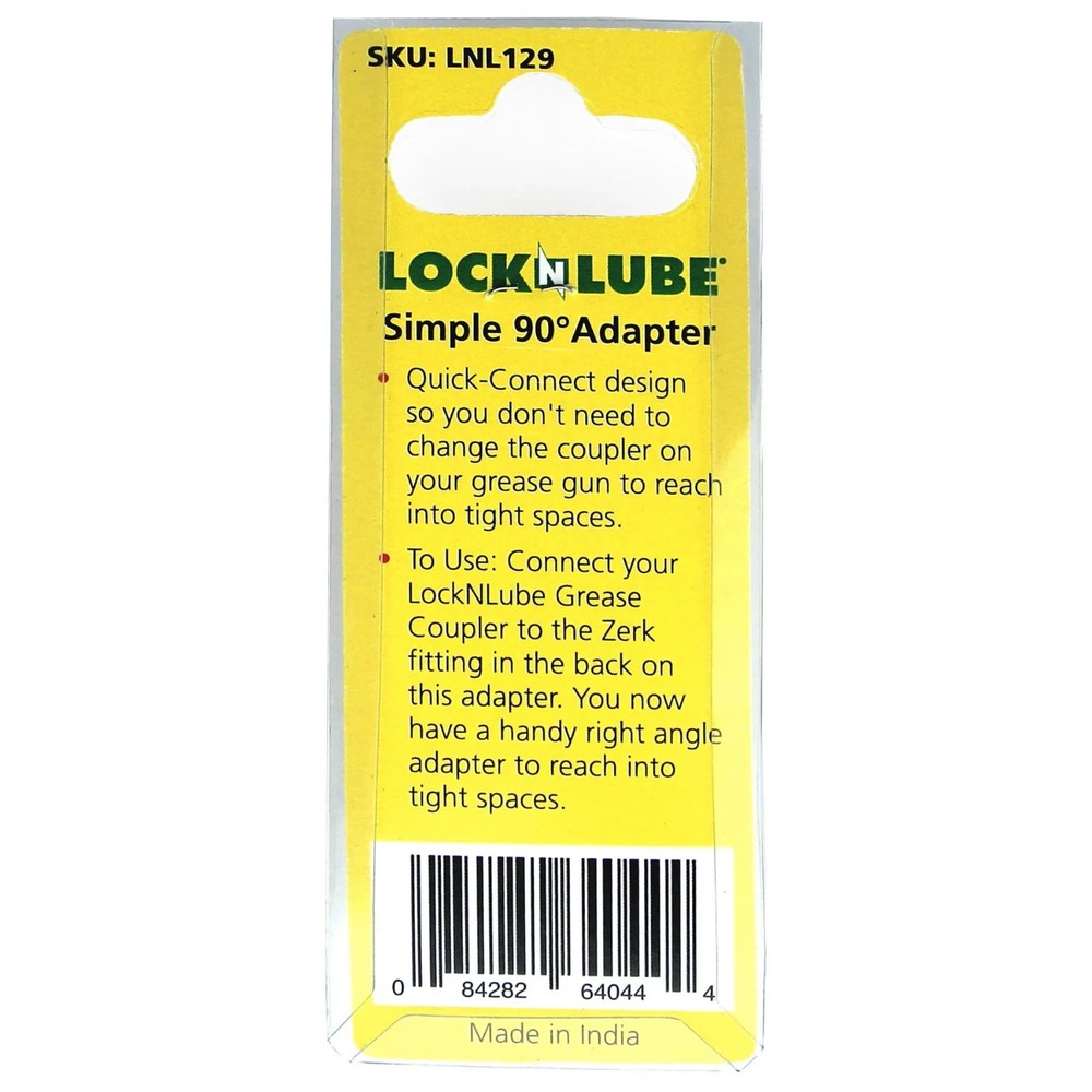 LockNLube Simple 90 Coupler