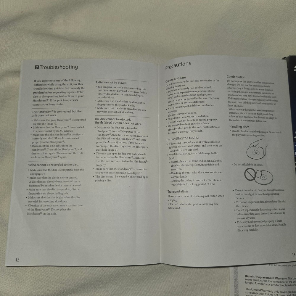 Sony DVDirect Express Multi-Function DVD writer for Handycam UNTESTED